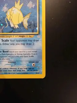 POKEMON NEO REVELATION UNLIMITED SHINING MAGIKARP HOLO 66/64 LP ENG - Image 3