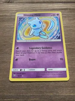 Shining Mew Shining Legends Holo Rare Pokemon 40/73 - Image 3