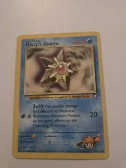 Pokemon TCG Misty's Staryu Gym Heroes 90/132 Regular Unlimited Common - Image 1