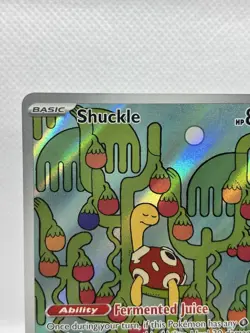 Shuckle 136/132 - ME01: Mega Evolution Pokemon Illustration Rare Holo NM - Image 2
