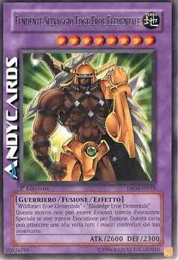 FENDENTE SELVAGGIO EDGE EROE ELEMENTALE Rara DP03 IT010 • exc Yugioh! - Image 1