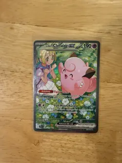 Near Mint Lillie’s Clefairy EX Pokemon Card - Special Illustration Rare TCG - Image 2