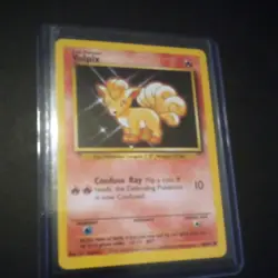Vulpix 99/130 Base Set 2 WOTC Pokemon Card HP-DMG - Image 1