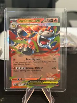 Mega Camerupt EX 022/132 Mega Evolution Holo Rare Pokemon TCG Card - NM - Image 1