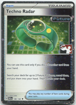 Techno Radar 180/182 Play Stamp Promo Pokemon Card NM - Image 1