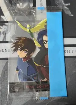 [Buy now] Morinaga Seika Gundam Wafer Chocolate Card 30th Anniversary Kira Aslan - Image 1