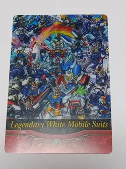 Gundam Wafer Card: Legendary White Mobile Suit, Limited Edition - Image 1