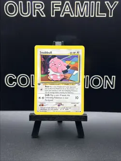 1st Edition Snubbull Neo Genesis 74/111 Pokemon Card Regular MP - Image 1