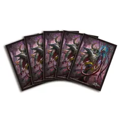 Duel Masters DX Card Sleeve Jet Black Abyss Emperor Jashin - Image 2