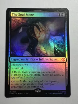 Magic The Gathering The Soul Stone Marvel's Spider-Man Foil NM/M MTG - Image 1