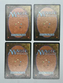 MTG Magic the Gathering Rare Sorcery Demonic Tutor x4 playset Revised Edition - Image 2