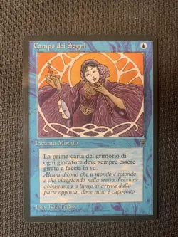 MTG Magic the Gathering ITALIAN Legends Field of Dreams "Campo dei Sogni" NM - Image 1