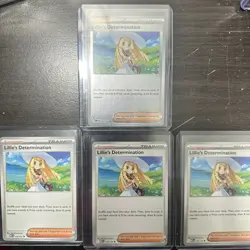 4x Lillie's Determination 119/132 Mega Evolution - Pokemon TCG - Pack Fresh - Image 1