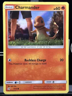 Charmander 4/18 - Pokemon TCG Detective Pikachu - Common Holo (LP) - Image 3