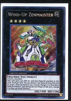 Wind-Up Zenmaister - CT08-EN002 - Secret Rare - Limited Edition - Yugioh - Image 1