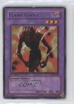 Flame Ghost (R) 1st Ed. YuGiOh Legend of Blue Eyes White Dragon #LOB-029 2002 - Image 1