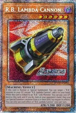Yugioh DOOD-EN090 R.B. Lambda Cannon Starlight Rare 1st Edition MINT - Image 1