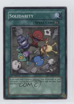 Solidarity 1st Ed. YuGiOh Machina Mayhem Structure Deck #SDMM-EN030 2010 - Image 1