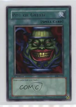Pot of Greed European 1st Ed. YuGiOh Magic Ruler Booster #MRL-E129 2002 - Image 1