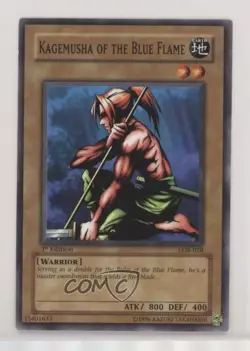 Kagemusha of the Blue Flame 1st Ed. YuGiOh Legend Eyes White Dragon #LOB-028 - Image 1