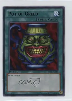 Pot of Greed 1st Ed. YuGiOh Battle Pack 2: War the Giants #BP02-EN129 - Image 1