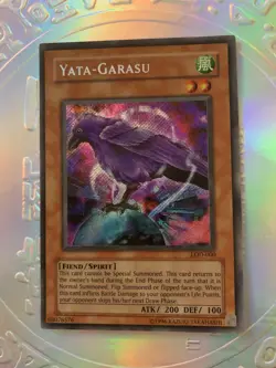 YuGiOh! Yata-Garasu LOD-000 Secret Rare Unlimited Edition NM - Image 2