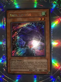 YuGiOh! Yata-Garasu LOD-000 Secret Rare Unlimited Edition NM - Image 5