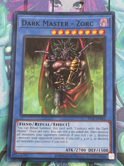 Yugioh 1x Dark Master - Zorc DCR-EN082 Dark Crisis 25th Anniversary Reprint NM - Image 1