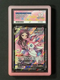 ACE 10 Sylveon V TG14/TG30 Pokemon Card Brilliant Stars Sword & Shield GEM MINT - Image 1