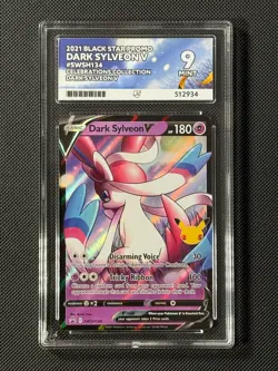 ACE 9 Dark Sylveon V SWSH134 Promo Pokemon Card Celebrations Collection MINT - Image 1