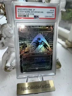 PSA10 MTG Elesh Norn Mother of Machines #415 Showcase Foil Junji Ito Japanese - Image 1