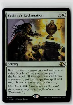 MTG Modern Horizons 3 Sevinne's Reclamation Foil x1 NM Rare - Image 1