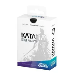 Ultimate Guard 100 Katana Sleeve Standard Size Black UGD010112 MTG Pokemon Magic 4260250073810 - Image 1