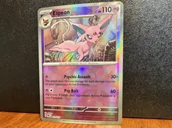 Espeon Master Ball Pattern 033/131 Prismatic Evolutions Holo NM/ M Pokemon TCG - Image 1