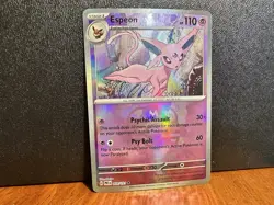 Espeon Master Ball Pattern 033/131 Prismatic Evolutions Holo NM/ M Pokemon TCG - Image 3