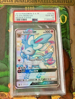 Pokemon 2019 Hidden Fates - Sylveon GX SV76/SV94 Ultra Rare - Graded PSA 10 - Image 1