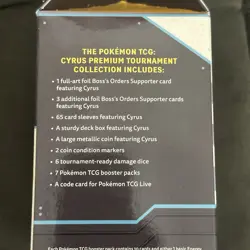 POKEMON TCG Cyrus + Klara Set of 2 Premium Tournament Collection FACTORY SEALED - Image 5