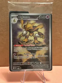 Alakazam MEP 009 Promo Mega Evolutions NM-MT In Hand Pokemon TCG - Image 1