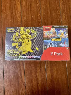 Pokemon Surging Sparks Elite Trainer Box/Booster Bundle Costco 2Pack x2 New - Image 4