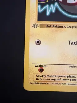 Pokemon Vintage Shadowless 1st Edition Voltorb Base Set First Ed Grey 3d Stamp - Image 5