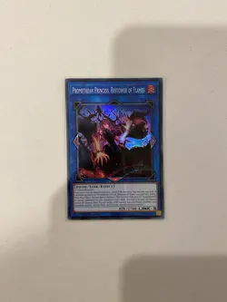 Yugioh Promethean Princess, Bestower of Flames RA03-EN050 Super Rare 1st Ed NM - Image 1