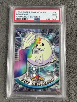2000 Pokemon TCG Topps TV Dewgong Animation Series 2 PSA 9 Mint Pokemon Card - Image 2