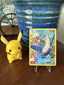 Latios XY79 Pokemon Trading Card Game Holo Black Star - Image 1