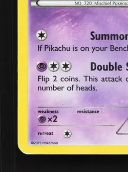 Hoopa XY90 HP XY Black Star Promos English Pokemon Card TCG - Image 2