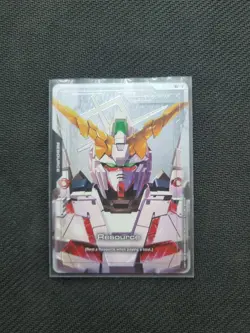 GUNDAM TCG CARD GAME UNICORN GUNDAM RESOURCE R-003 C+ FOIL - Image 1
