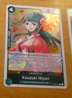 ONE PIECE MEMORIAL COLLECTION ENGLISH CARD RARE HOLO GAME CARTE EB01-013 EN MINT - Image 1