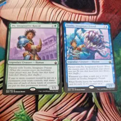 MTG Pir, Imaginative Rascal + Toothy, Imaginary Friend - Battlebond - Image 1