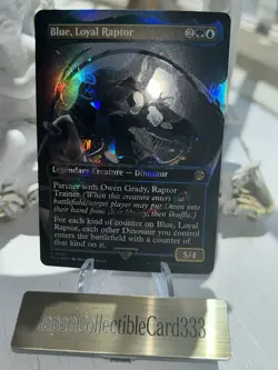 MTG Blue, Loyal Raptor - Foil Emblem English & Giada, Font of Hope Promo - Image 3