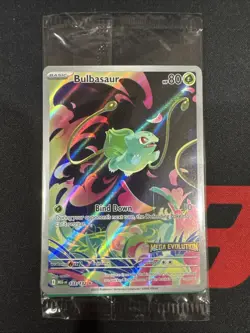 Bulbasaur 133/132 Pokemon Mega Evolution Stamped Box Topper Promo Sealed - Image 1