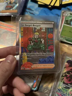 Lt. Surge's Bargain SIR Mega Evolution 185/132 Pokemon TCG NM - Image 3